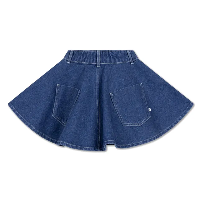 Jupe Denim Coton Bio | Bleu