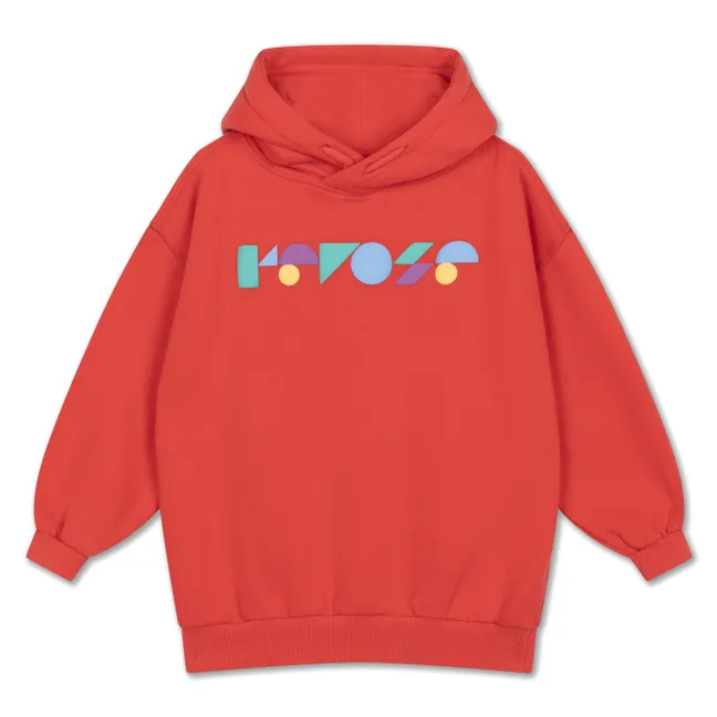 Repose Organic Cotton Sweatshirt | Red