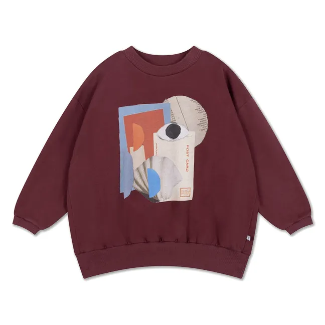 Sweat Cozy Coton Bio | Bordeaux