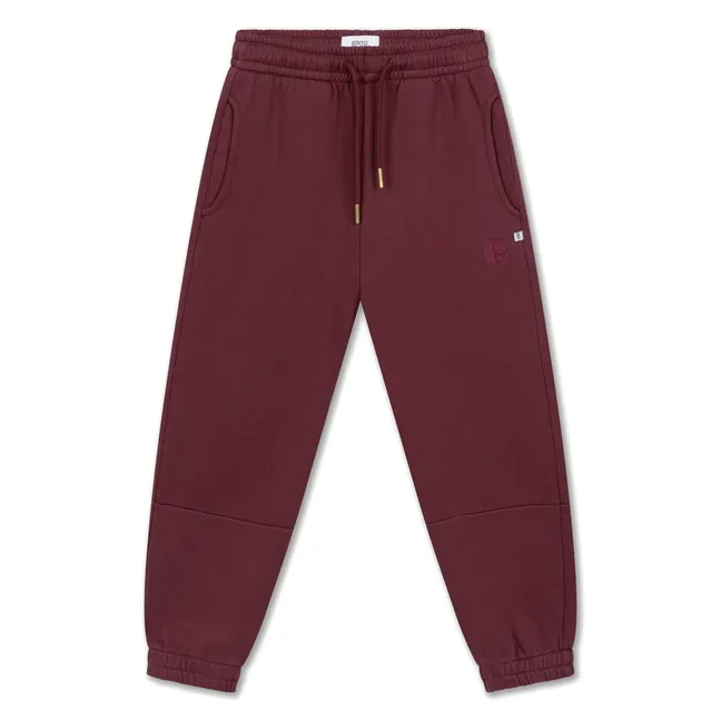 Organic Cotton Jogger | Burgundy