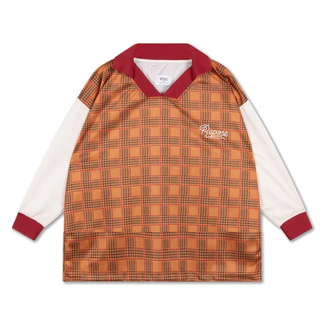 Maillot de Sport Tartan | Orange