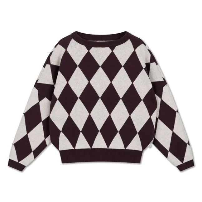 Pull Arlequin | Marron