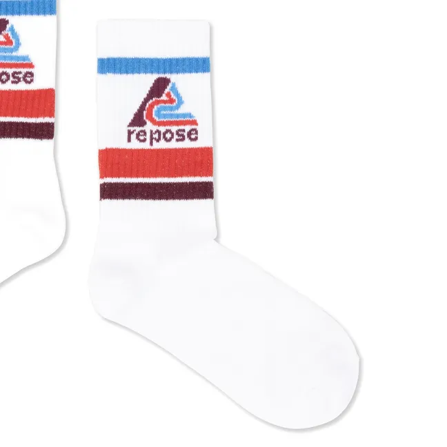 Lot de 3 Paires de Chaussettes Repose | Blanc