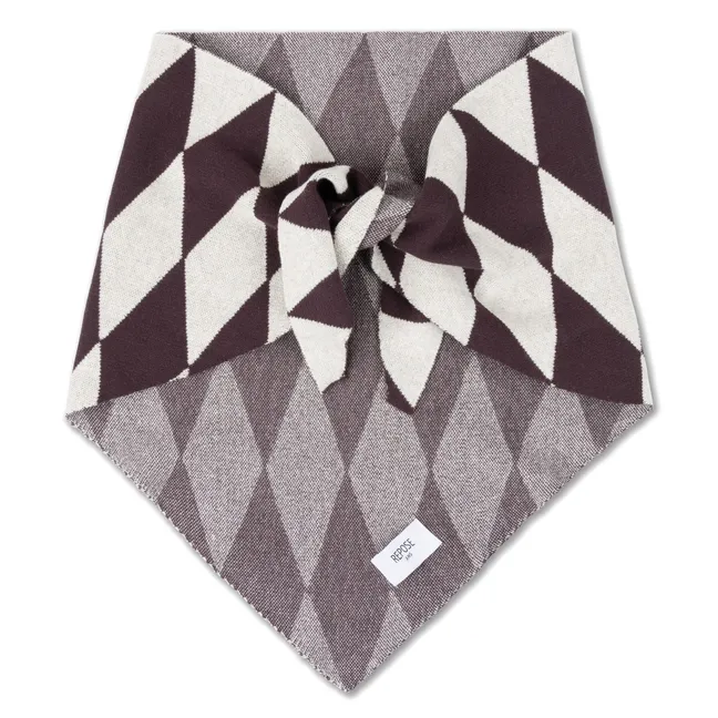 Foulard Maille | Marron