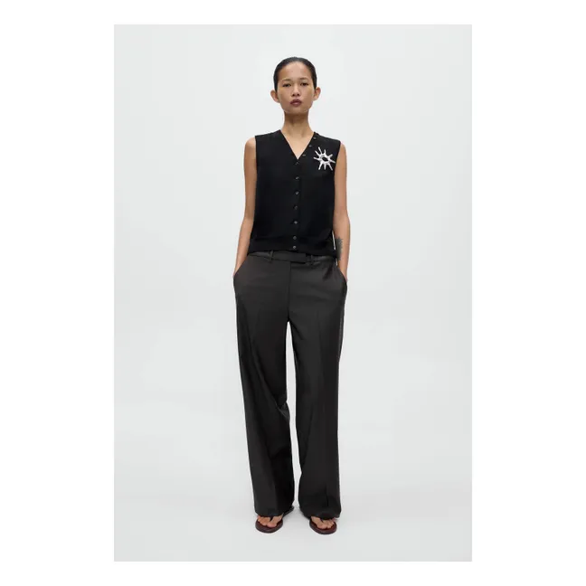 Gilet Meriono Laine | Noir