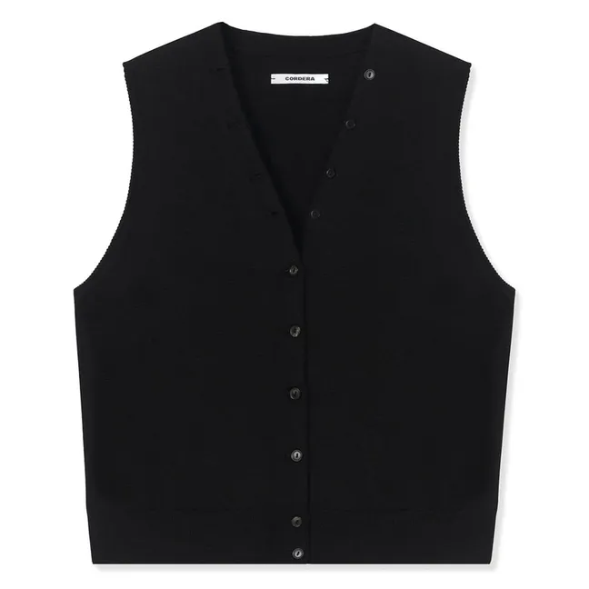 Gilet Meriono Laine | Noir