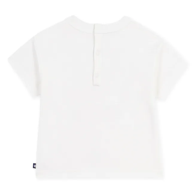 T-shirt Tour Eiffel Coton Bio Bébé | Blanc