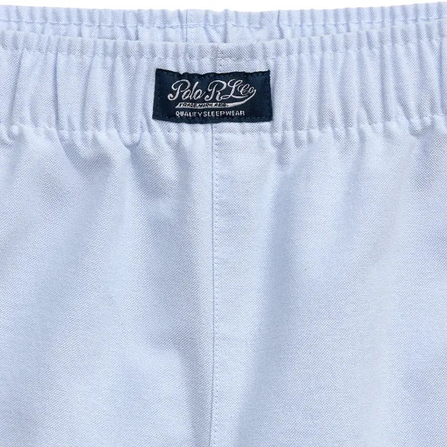 Pyjama Chemise et Pantalon Logo | Bleu Clair