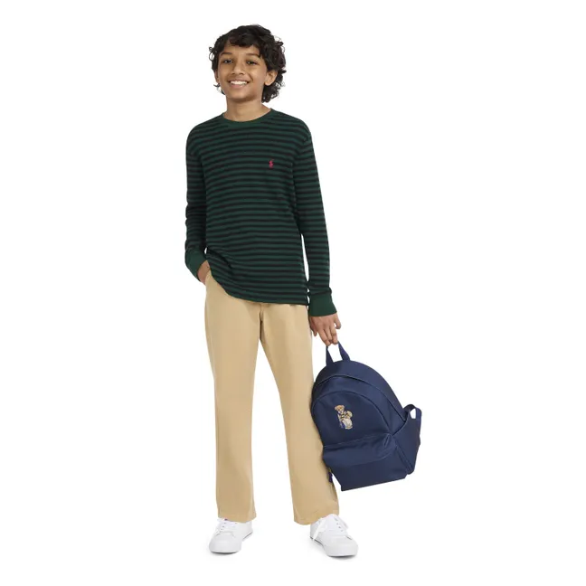 Sac à dos Ourson Fibres Recyclées | Bleu marine