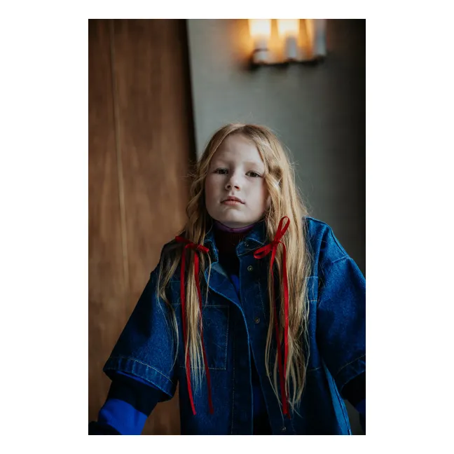 Organic Cotton Denim Shirt | Blue