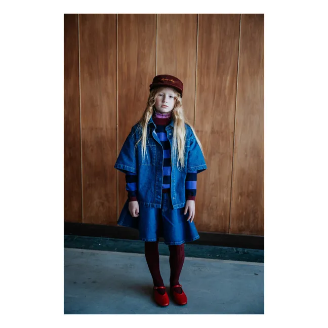 Jupe Denim Coton Bio | Bleu