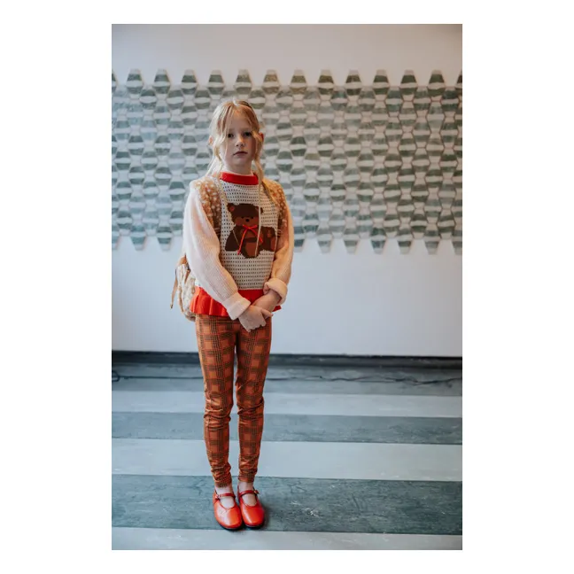 Legging Tartan | Orange