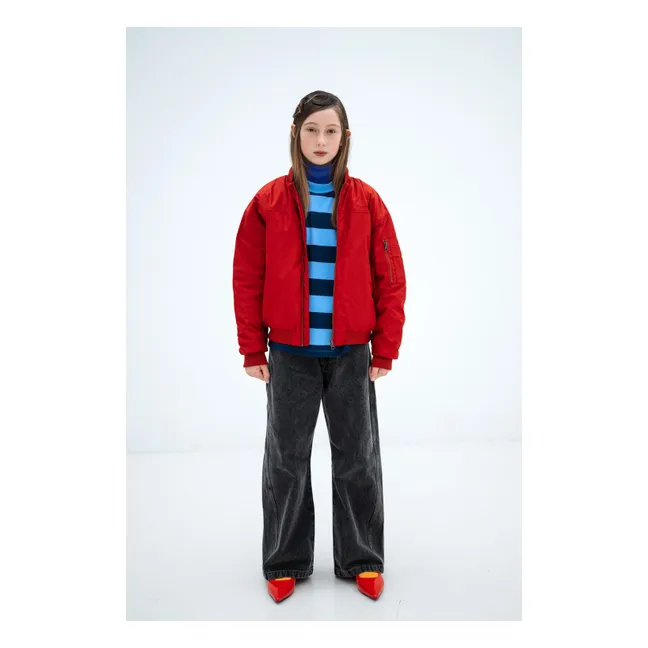 Bomber Fibres Recyclées | Rouge