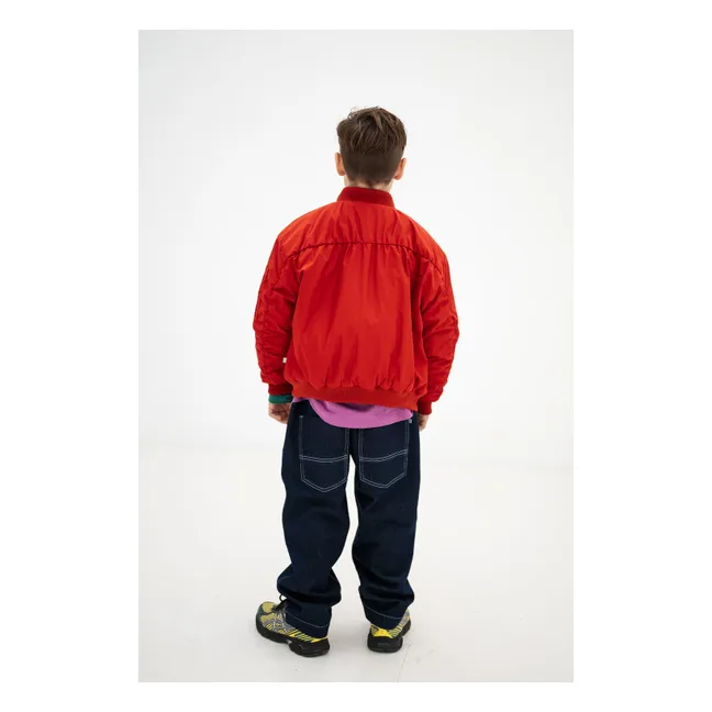 Bomber Fibres Recyclées | Rouge
