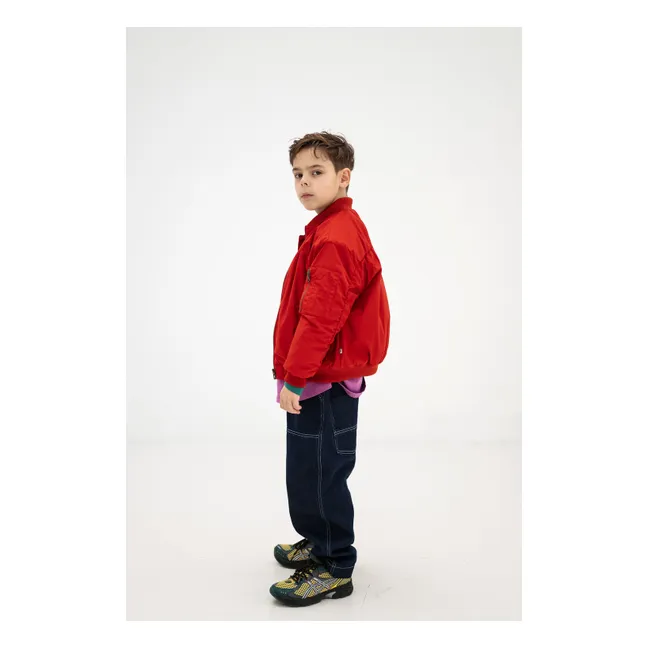 Bomber Fibres Recyclées | Rouge