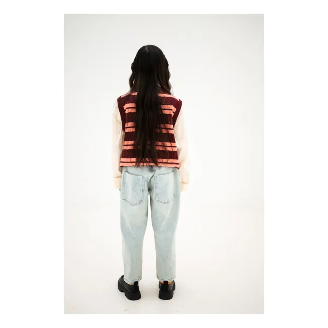 Jean Barrel Coton Bio | Bleu Clair