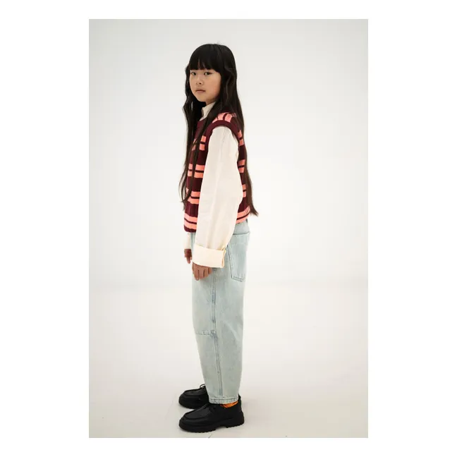 Jean Barrel Coton Bio | Bleu Clair