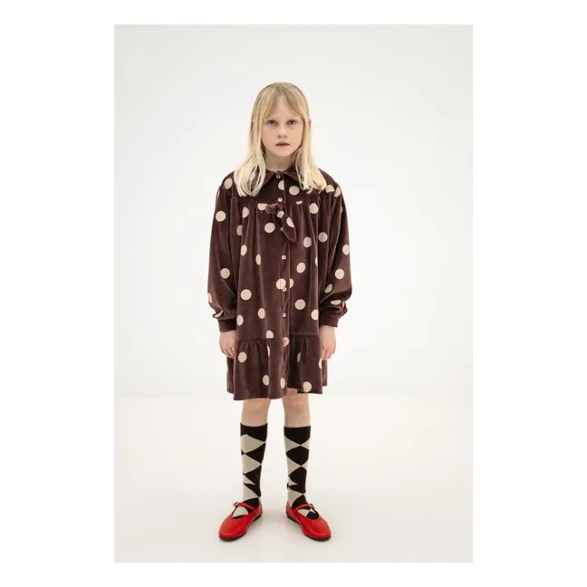 Chaussettes Arlequin | Marron