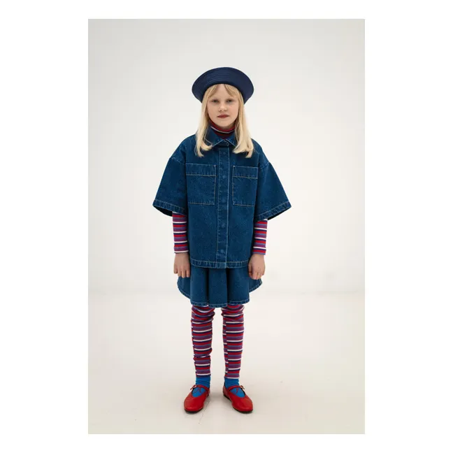 Organic Cotton Denim Shirt | Blue