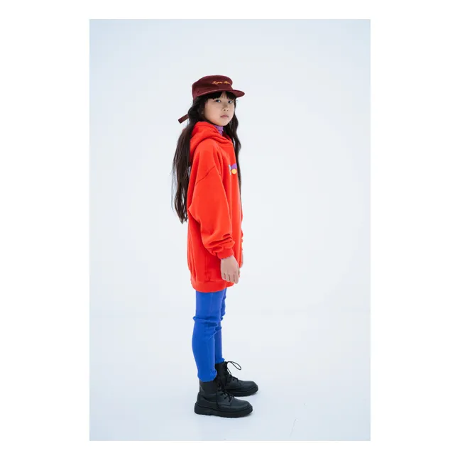 Repose Organic Cotton Sweatshirt | Red