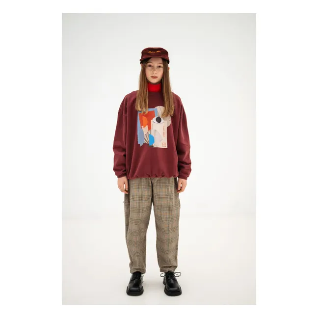 Sweat Cozy Coton Bio | Bordeaux