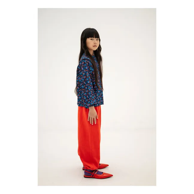Jogger Ballon Coton Bio | Rouge