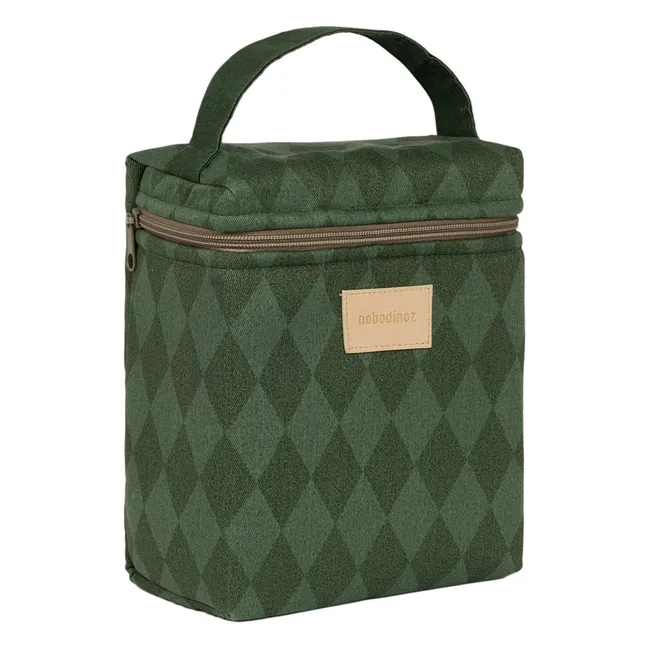 Lunch bag isotherme Hyde Park Diamonds | Vert