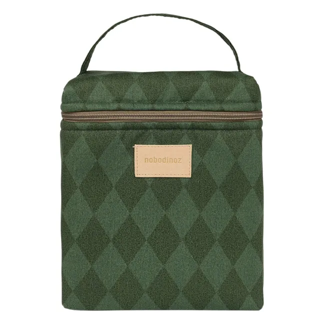 Lunch bag isotherme Hyde Park Diamonds | Vert