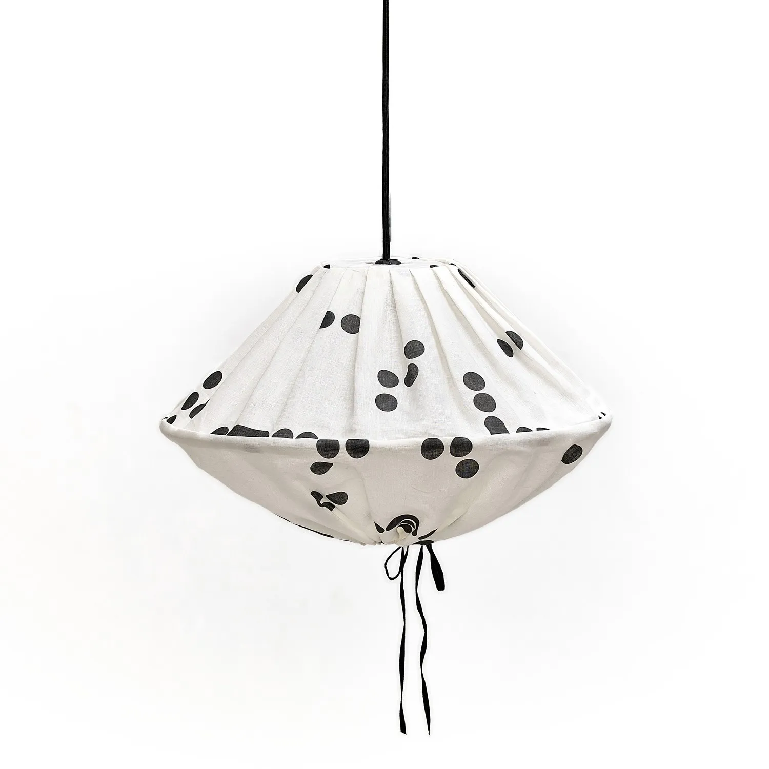 Nobodinoz Black Yumi Dots Lampshade