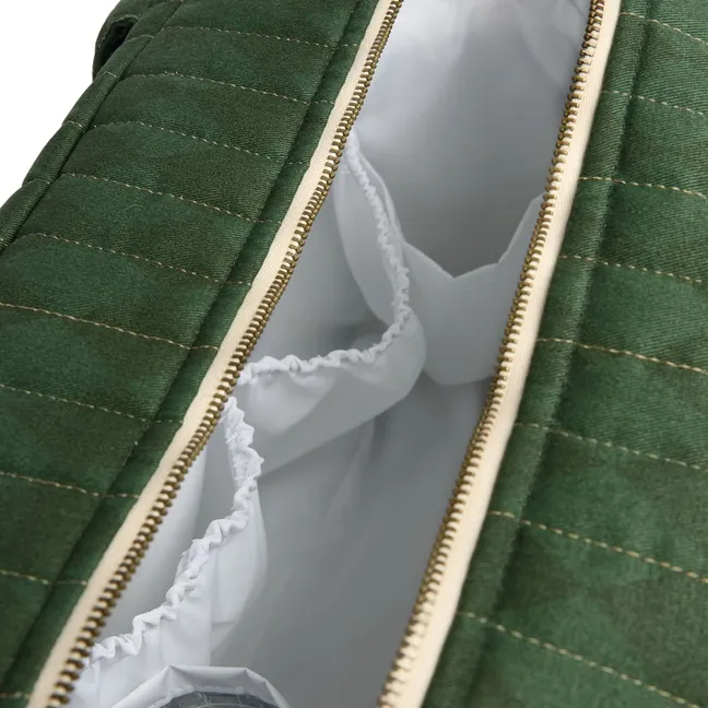 Hyde Park Diamonds Waterproof Diaper Bag | Green