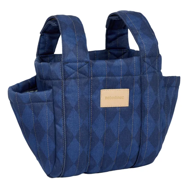 Sac organiseur pour poussette Hyde Park Diamonds | Bleu