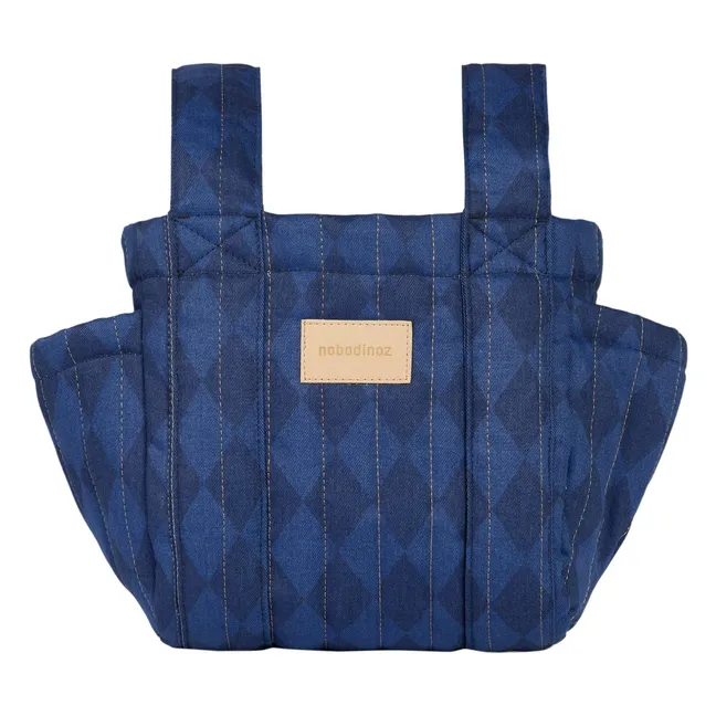 Sac organiseur pour poussette Hyde Park Diamonds | Bleu
