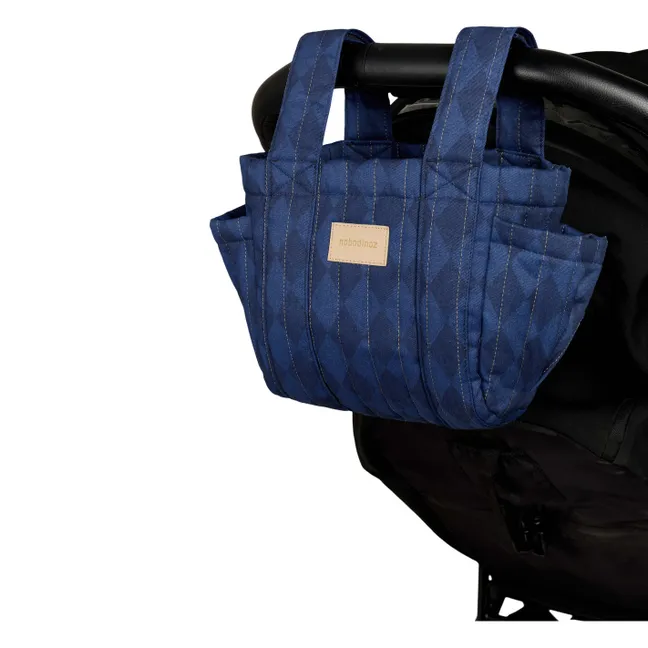 Sac organiseur pour poussette Hyde Park Diamonds | Bleu