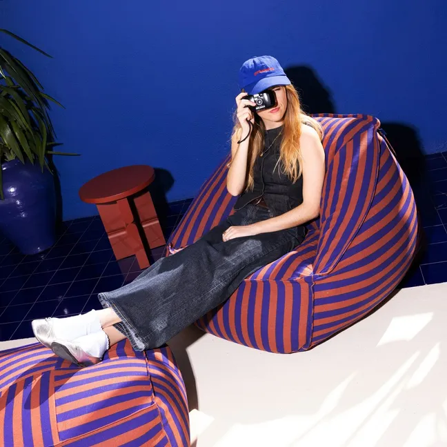 Fauteuil pouf Ziggy | Marron
