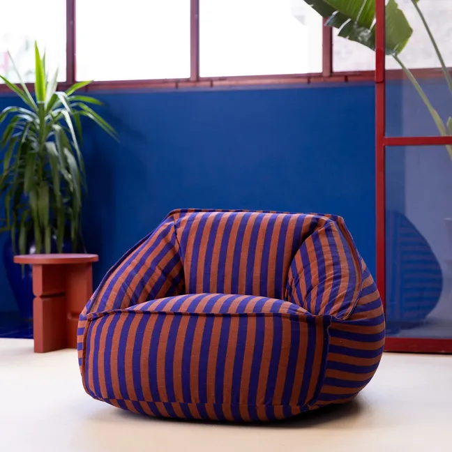Fauteuil pouf Ziggy | Marron