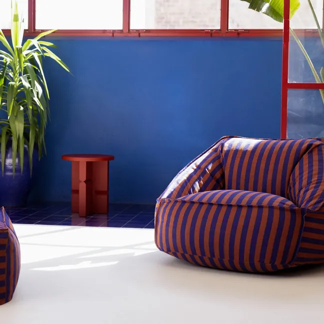 Fauteuil pouf Ziggy | Marron