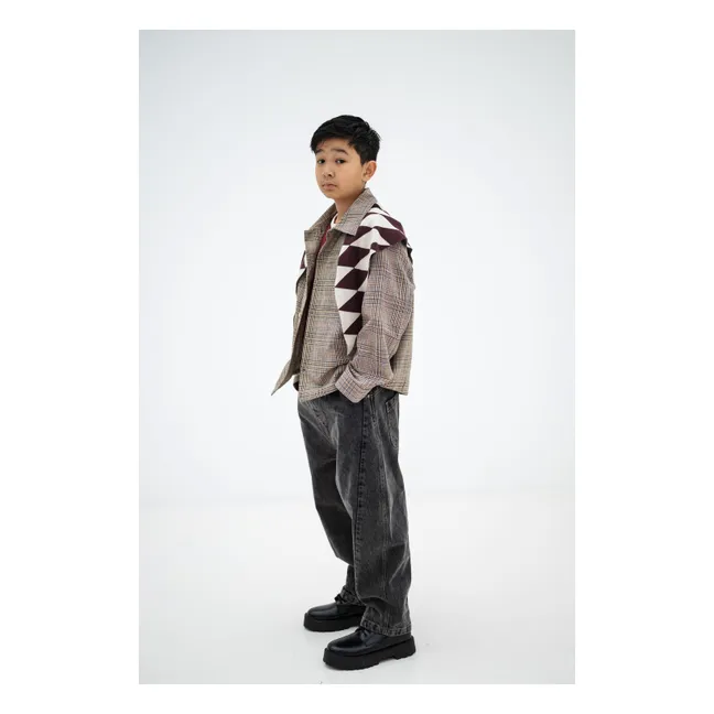 Foulard Maille | Marron