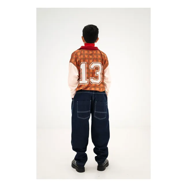 Maillot de Sport Tartan | Orange