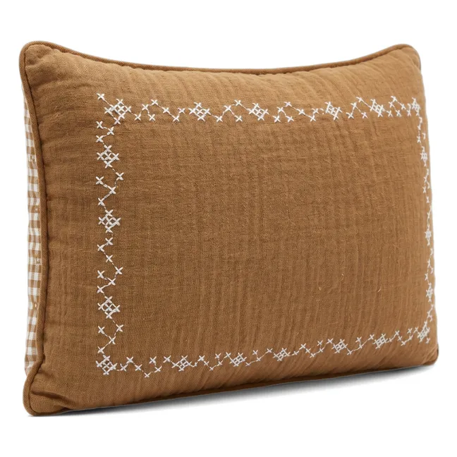 Coussin frise cowboy Camille | Gaze Noisette