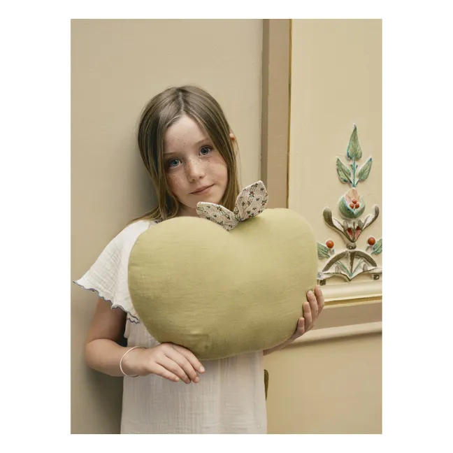 Pomme Ferdinand cushion | Pistachio green