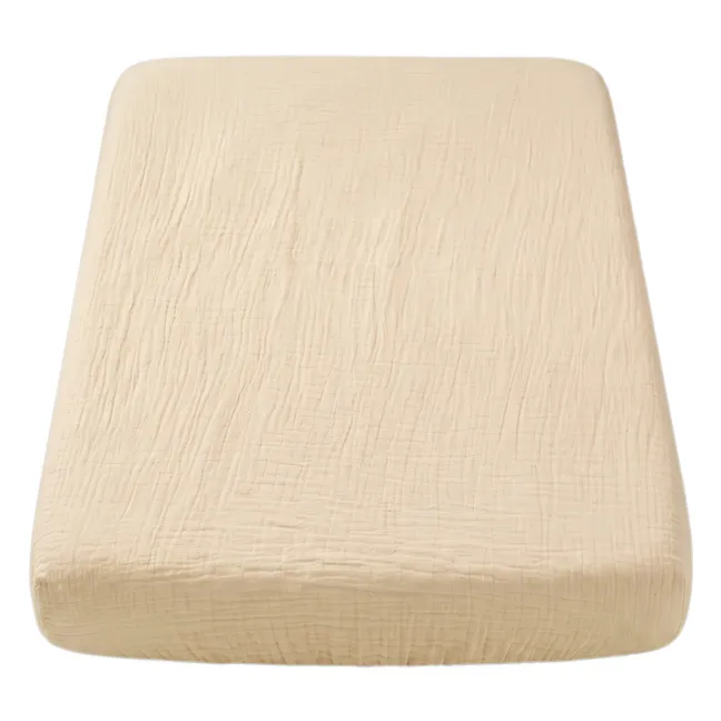 Denise changing mat cover sheet | Vanilla Gauze