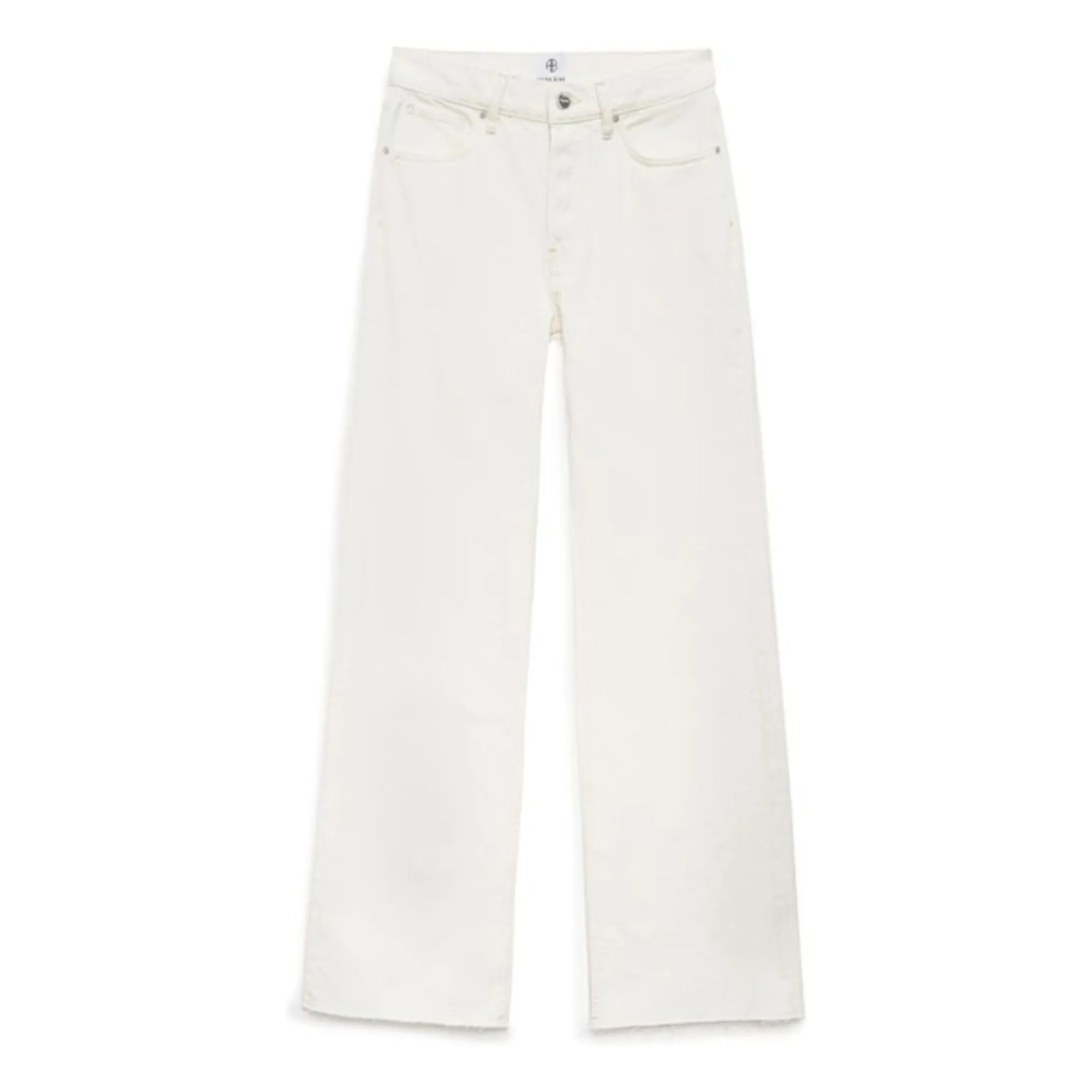 Anine Bing Ivory Hugh Organic Cotton Jeans