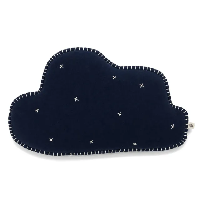 Ferdinand cloud cushion | Night Blue Gauze