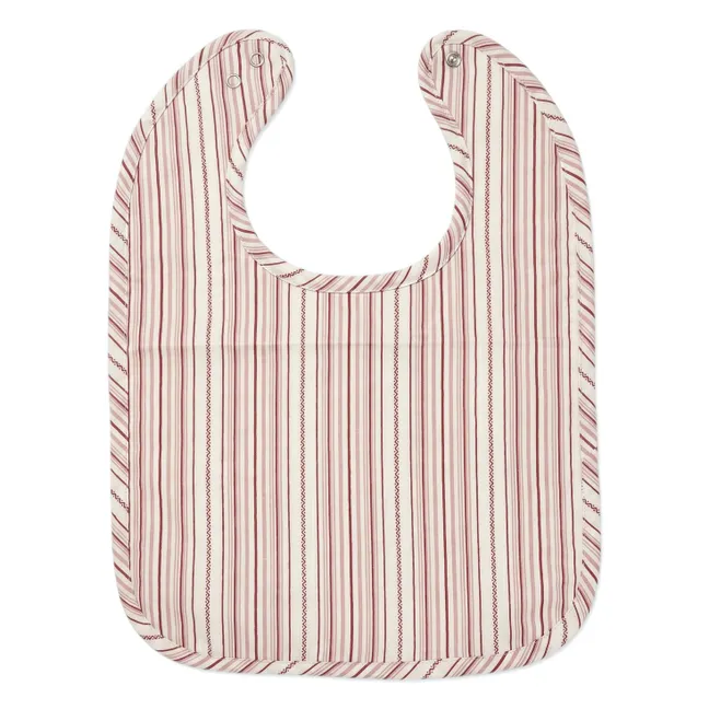 Bib Bertille | Raspberry Stripes Poplin
