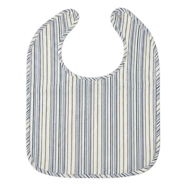 Bib Bertille | Azure Stripes Poplin