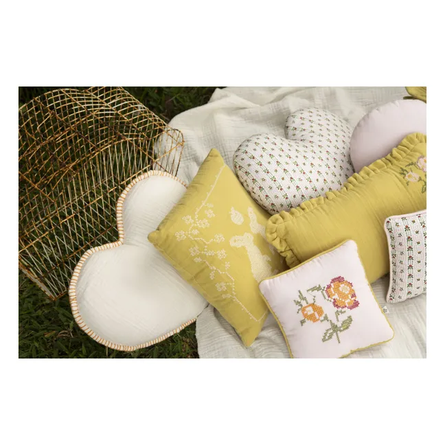 Ferdinand Heart Cushion | Pommette Poplin