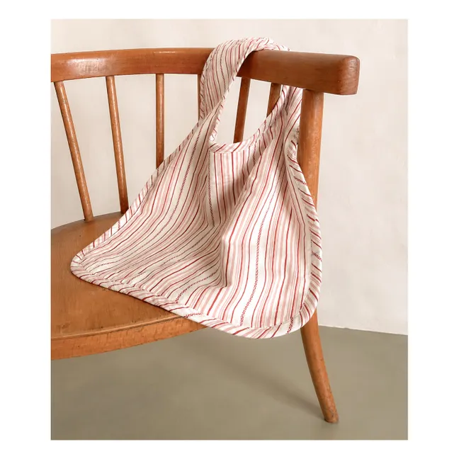 Bib Bertille | Raspberry Stripes Poplin