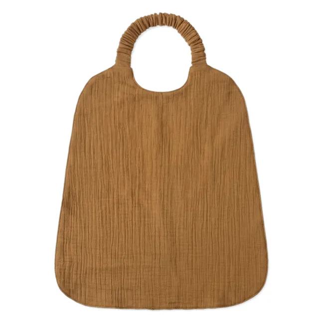 Grand bavoir Gustave | Gaze Noisette