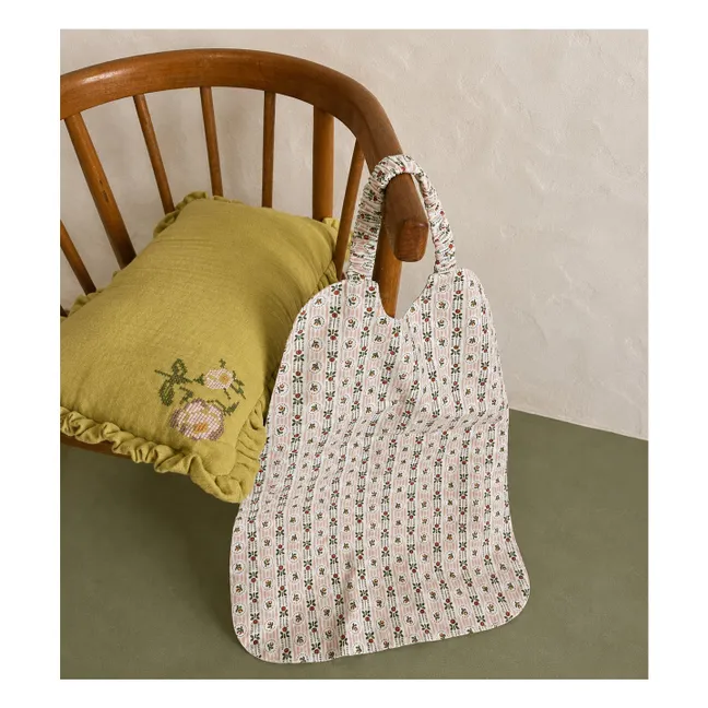 Large Gustave bib | Pommette Poplin