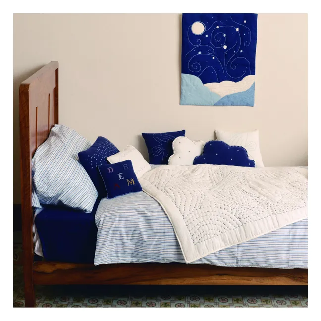 Ferdinand cloud cushion | Night Blue Gauze